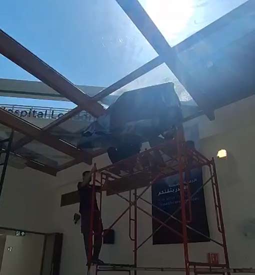 عزل حراري للزجاج ونوافذ المباني